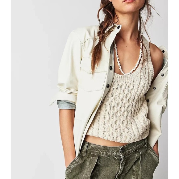 Free People high tide cable tank - Picture 1 of 8